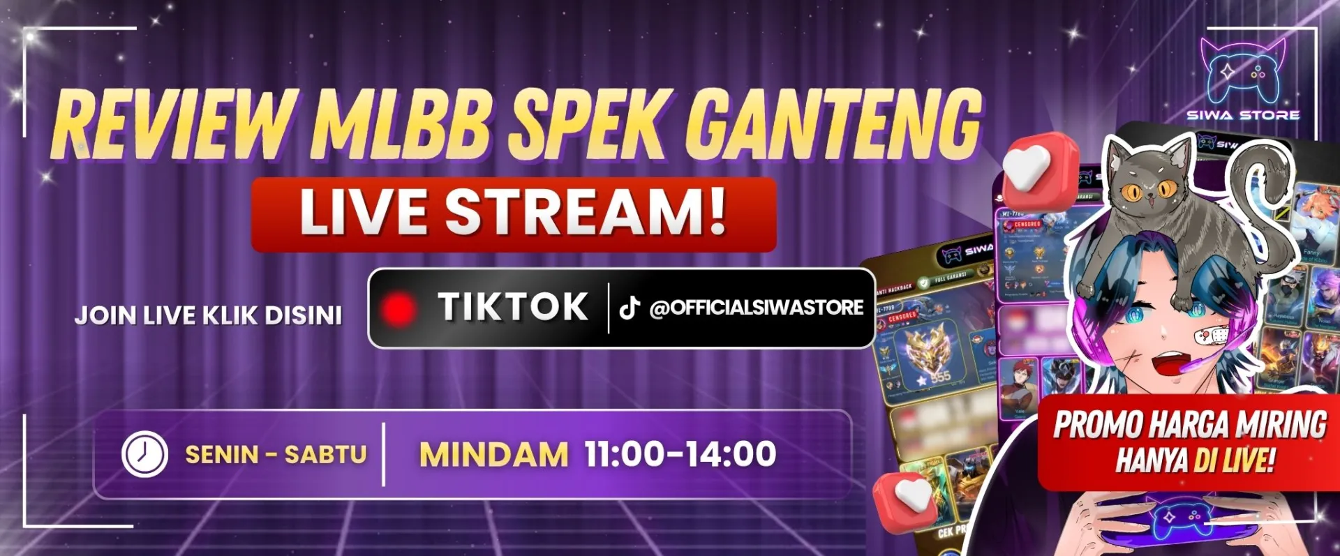 Ikuti TikTok Siwa Store