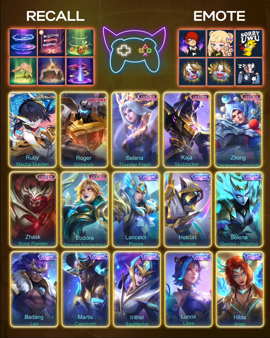 Gusion legend 