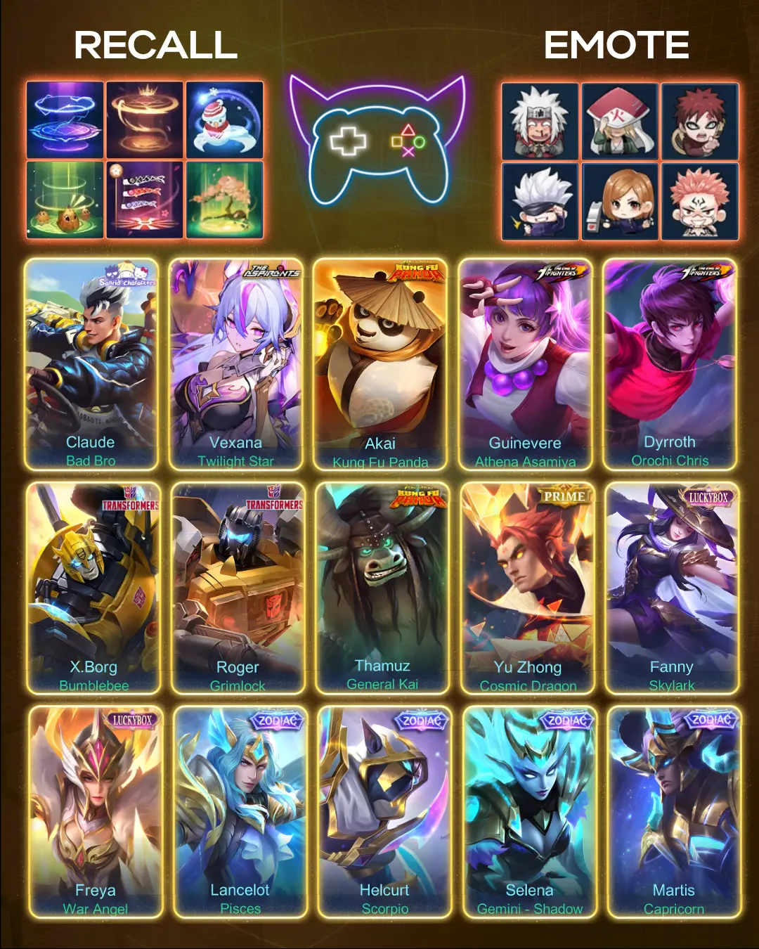 Gusion 11.11 - Amon cc