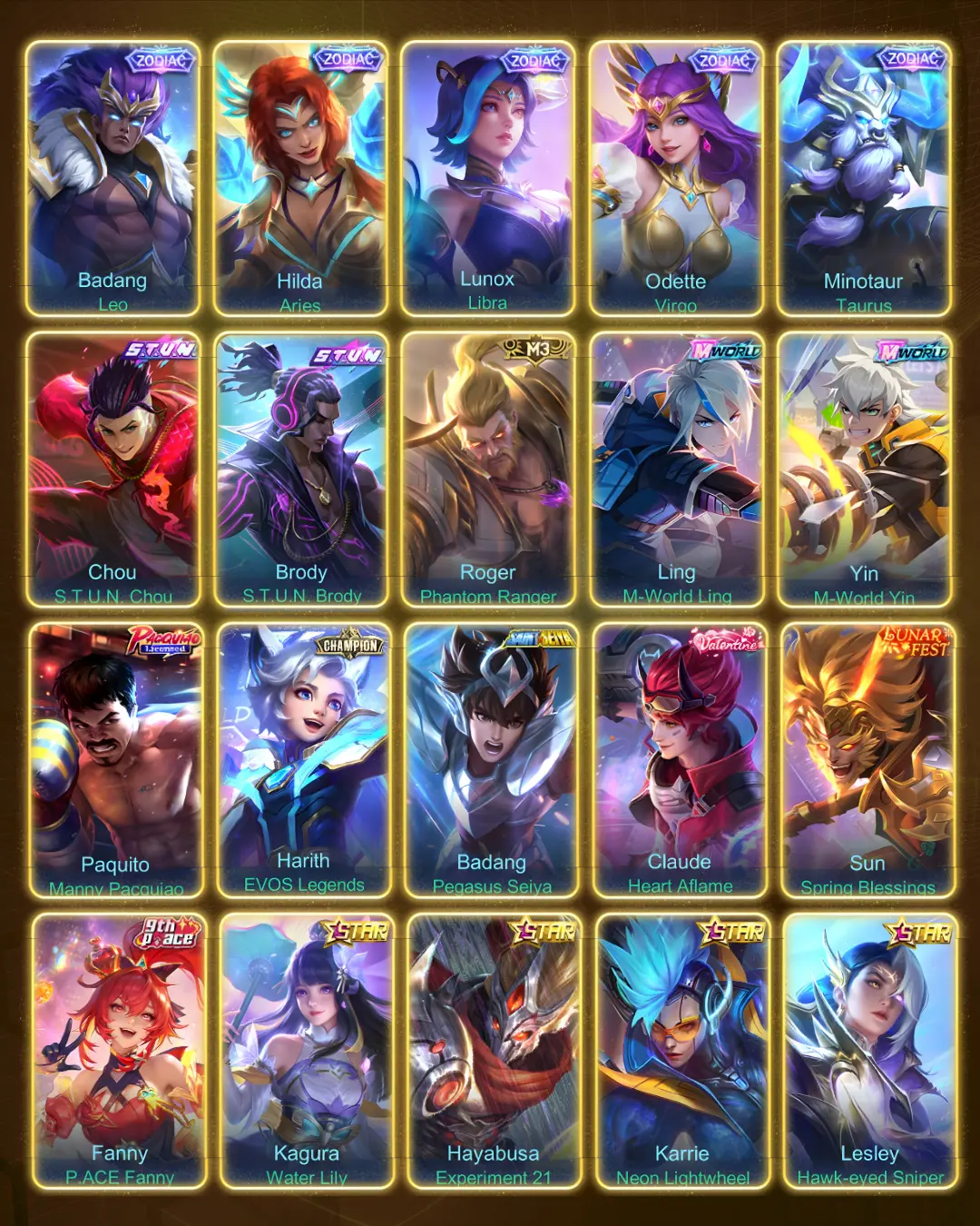 Gusion 11.11 - Amon cc