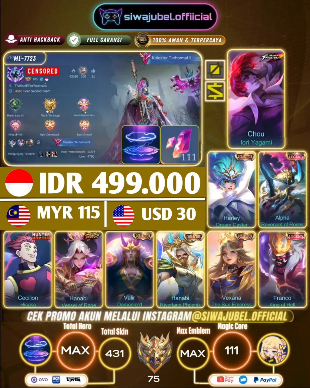 Alpha legend, Chou kof