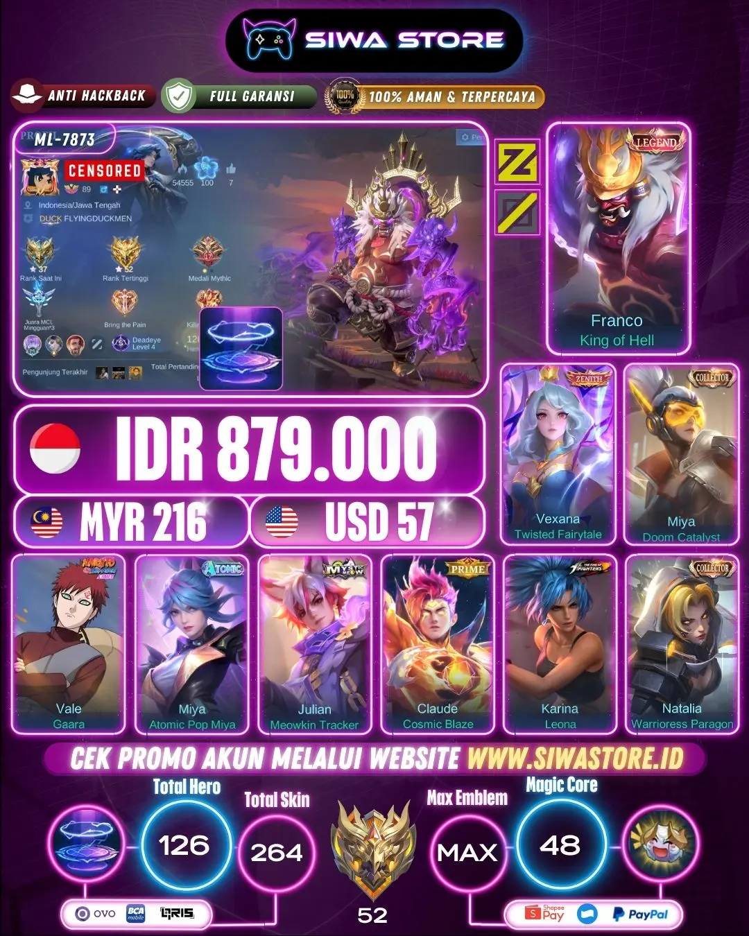 Franco - King Of Hell (Legend)