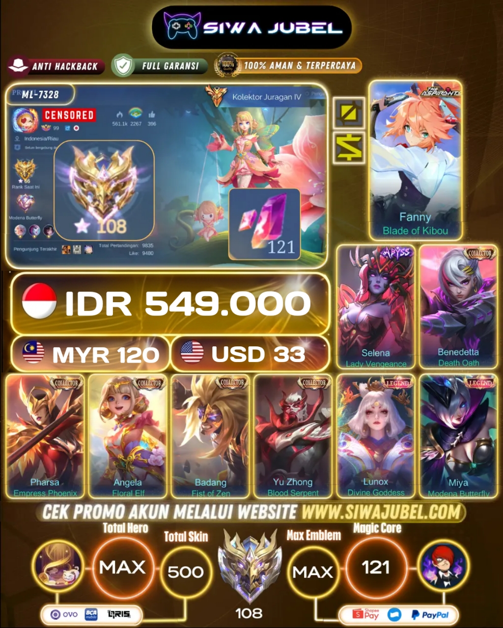 Fanny - Blade Of Kibou (Aspirants)