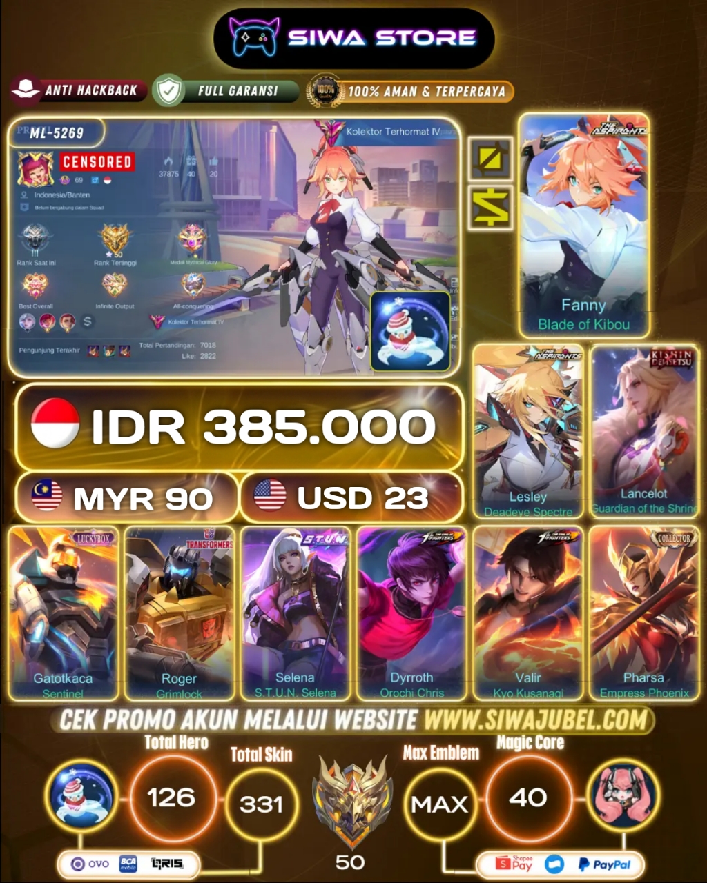 Fanny - Blade Of Kibou (Aspirants)