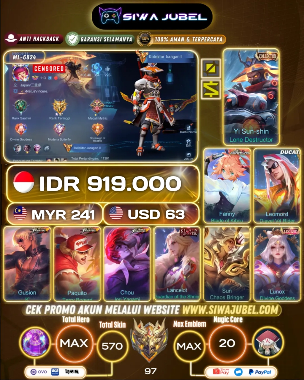 Yi Sun-shin - Lone Destructor (Collector)